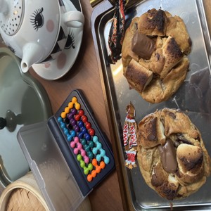 Sea Salt Double Chocolate chip Cookies